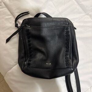 The Sak Black Leather Shoulder Bag